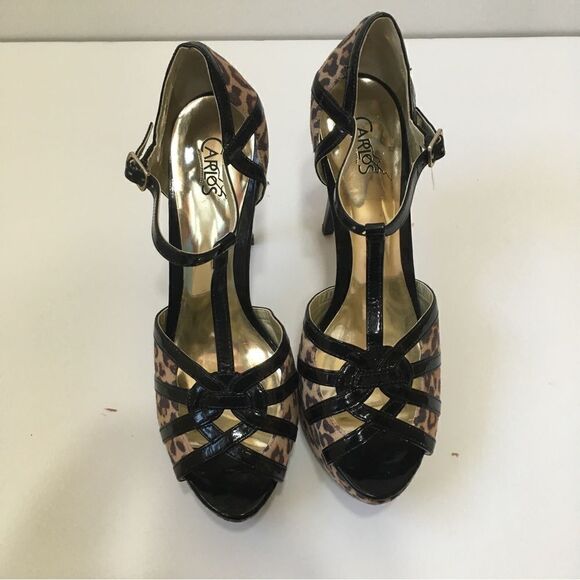 Carlos by Carlos Santana Leopard Print Heels - Picture 3 of 7